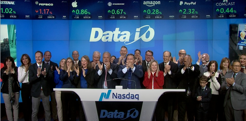 Data I/O Rings the NASDAQ Closing Bell: A Celebration of Innovation and Legacy